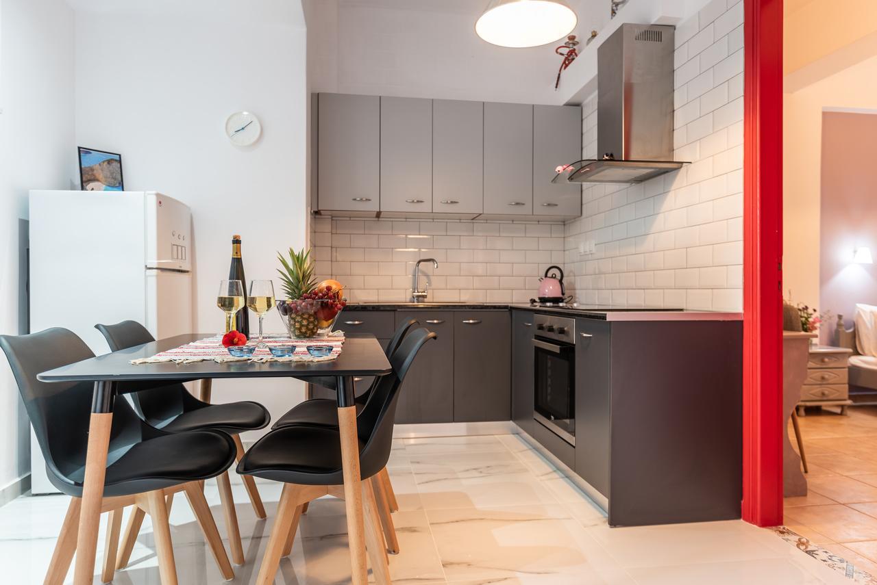Ostria Apartments Kalamákion Eksteriør bilde